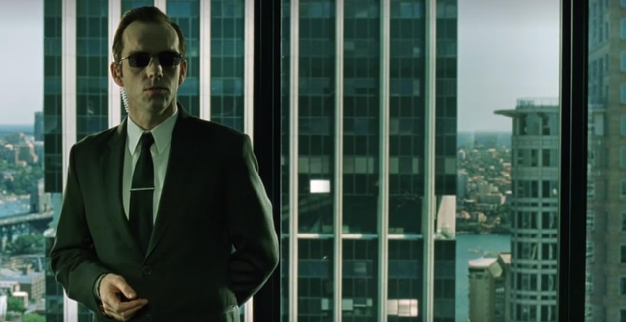 Agent Smith before he become the Anomaly (The Matrix, 1999)